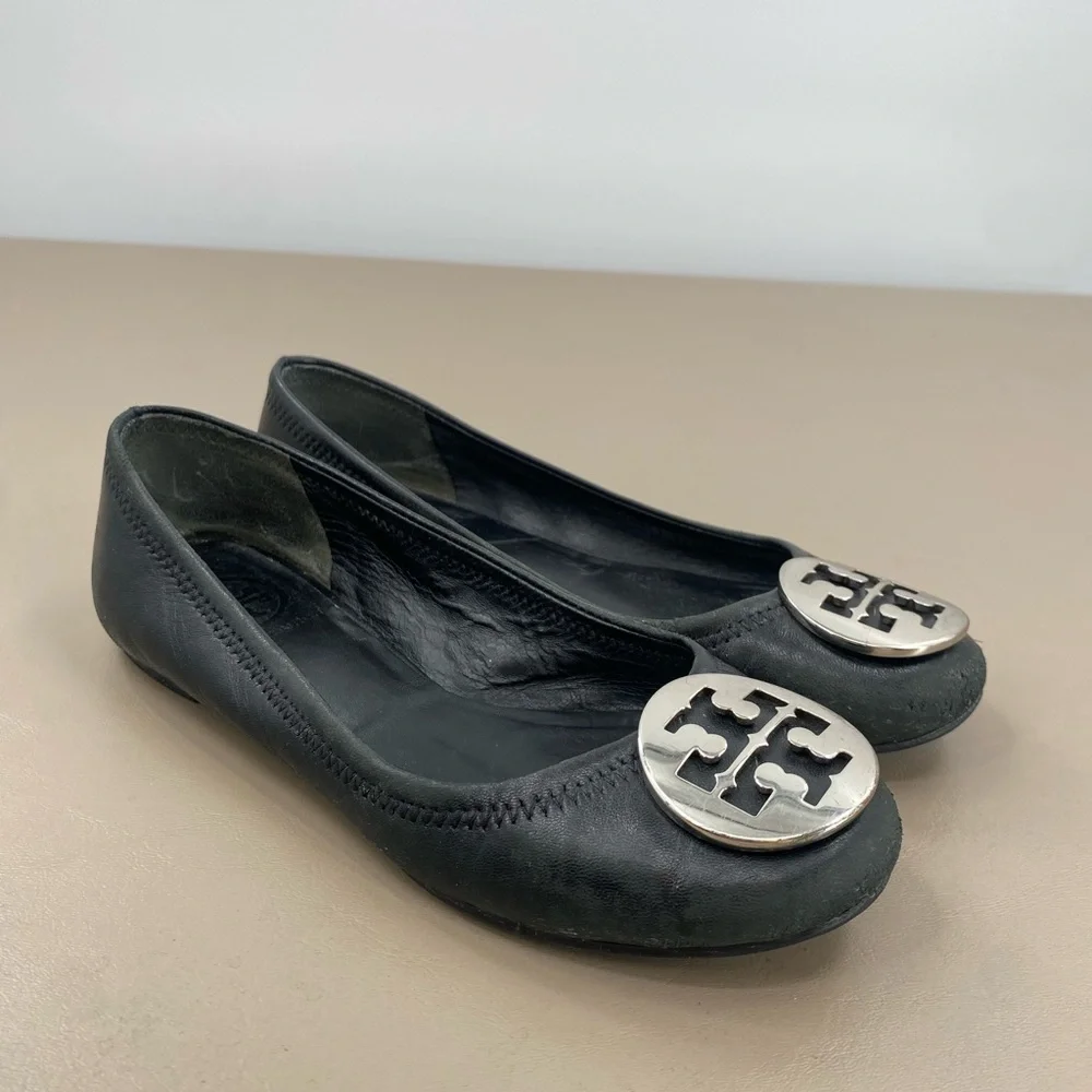 Tory Burch Black Ballet Flats size 6.5